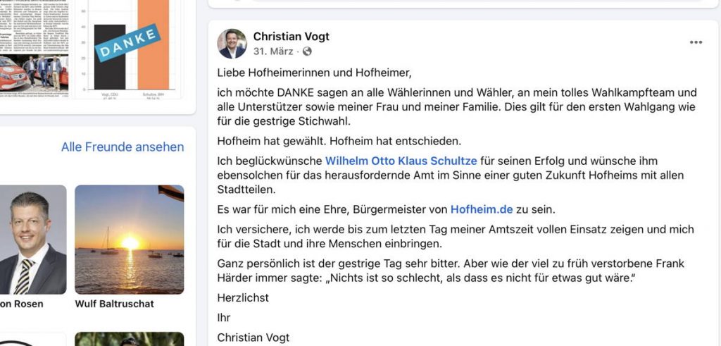 CV auf FB